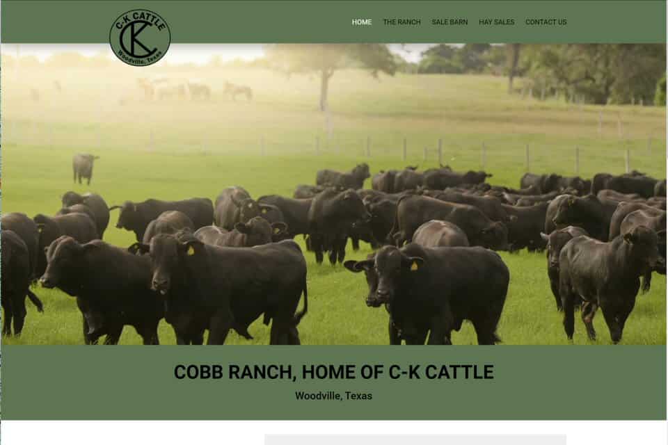 Cobb Ranch, Home of C-K Cattle by Hopeful Texas