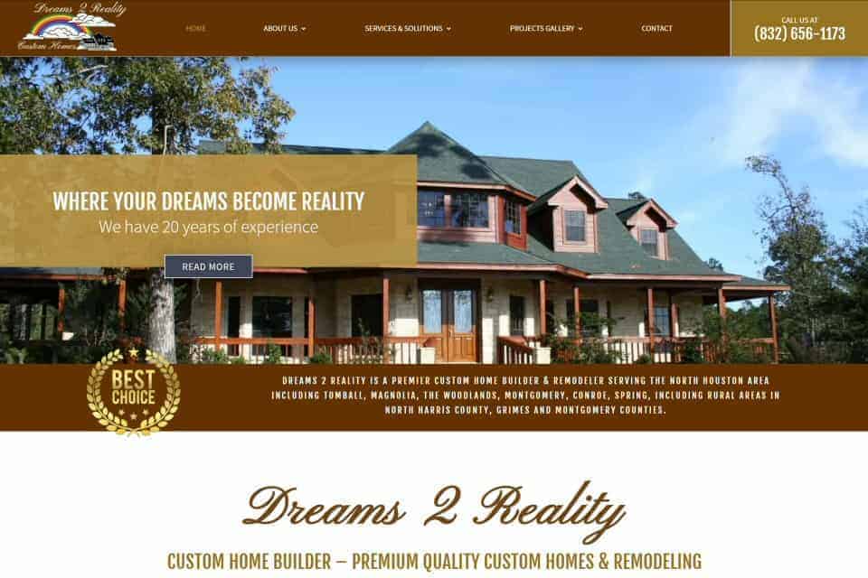 Dreams 2 Reality Custom Homes & Remodeling by Hopeful Texas