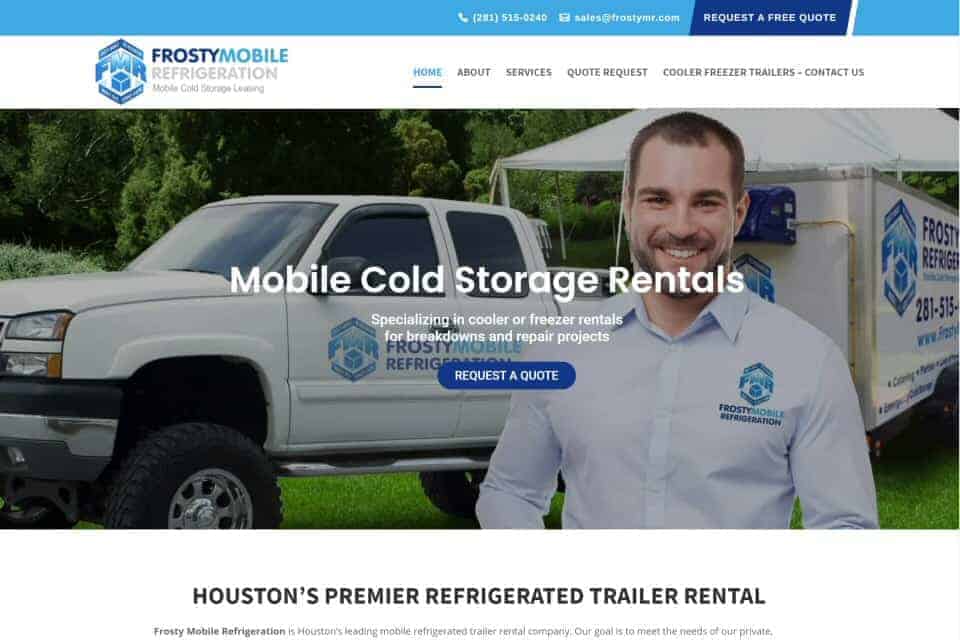 Frosty Mobile Refrigeration by Hopeful Texas